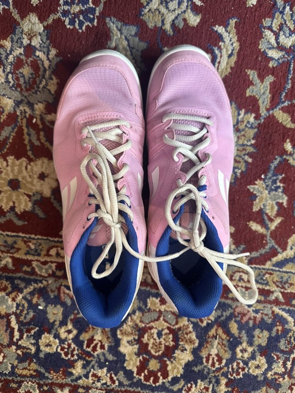 Babolat SFX3 All Court Tennis Shoes Pink Blue Sz 9